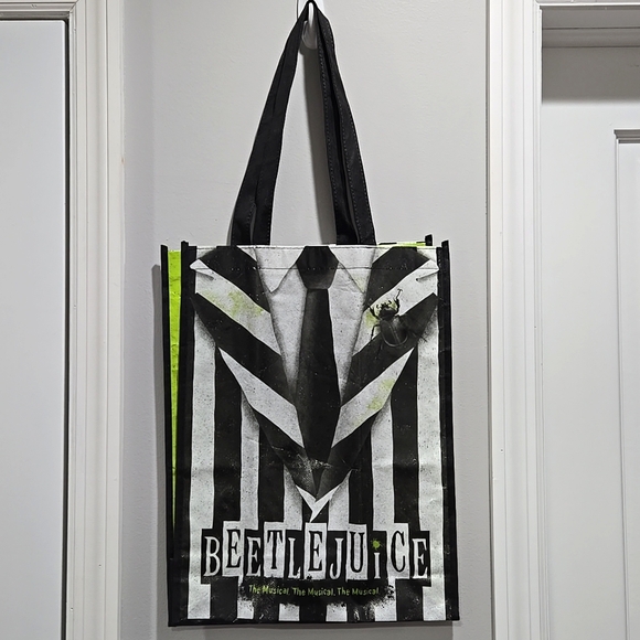 Beetlejuice the Musical Bundle "It's Showtime" Zippered Hoodie, Socks, and Tote - Picture 15 of 17